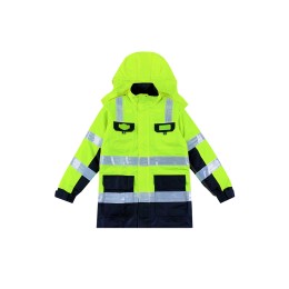Designed fluorescent color reflective cotton coat, custom-made cold storage, cold storage, thickened cotton coat, long-sleeved jacket, high-speed traffic thermal clothing, anti-cold clothing, lattice reflective strips, adjustable cuffs, large capacity, mu Designed fluorescent color reflective cotton coat, custom-made cold storage, cold storage, thickened cotton coat, long-sleeved jacket, high-speed traffic thermal clothing, anti-cold clothing, lattice reflective strips, adjustable cuffs, large capacity, mu